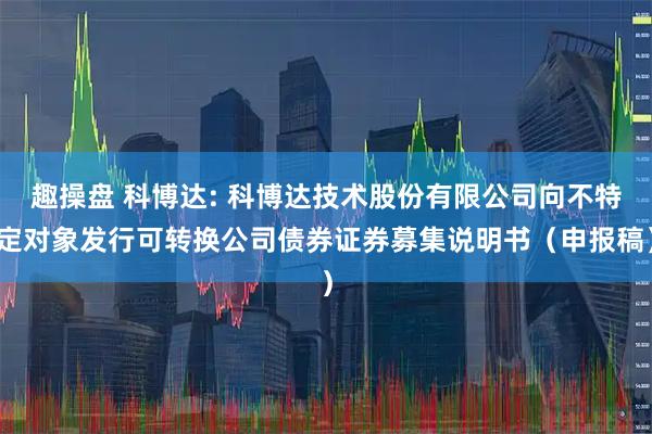 趣操盘 科博达: 科博达技术股份有限公司向不特定对象发行可转换公司债券证券募集说明书（申报稿）